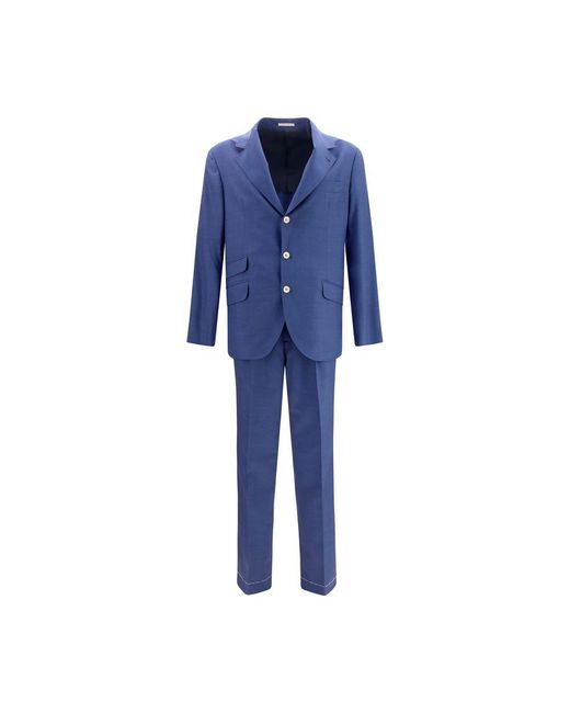 Brunello Cucinelli Blue Wool Oves Aries Two for men