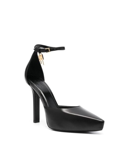 Givenchy Black Leather G-Lock Pumps