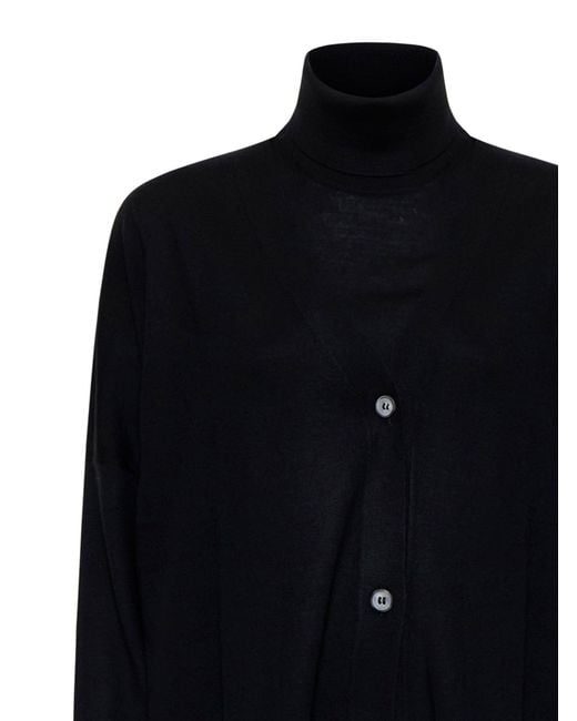 Blanca Vita Black Twin Set Virgin Wool Trouser Suits