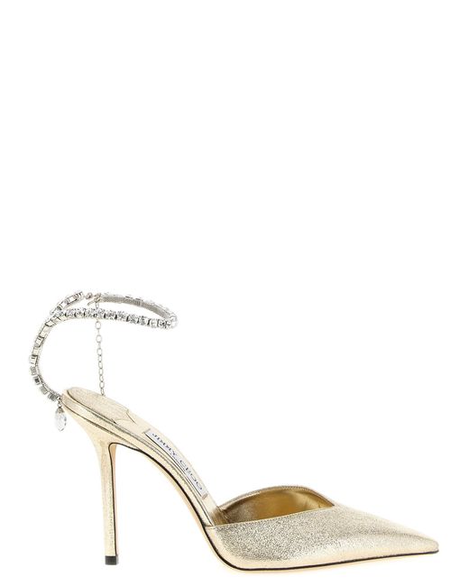 Jimmy Choo Metallic 'Saeda' Pumps