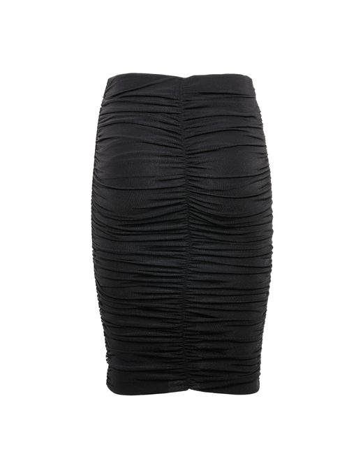 Givenchy Black Gathered Skirt