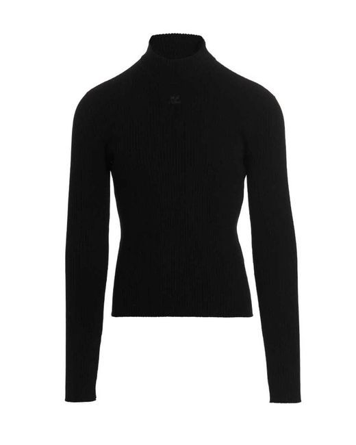 Courreges Black Sweaters for men