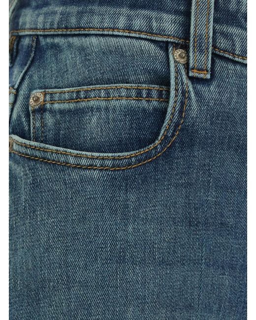 Balenciaga Blue Jeans High Waist Cotton