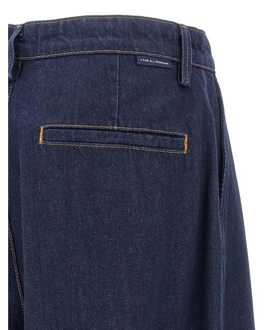 7 For All Mankind Blue Franklin Jeans