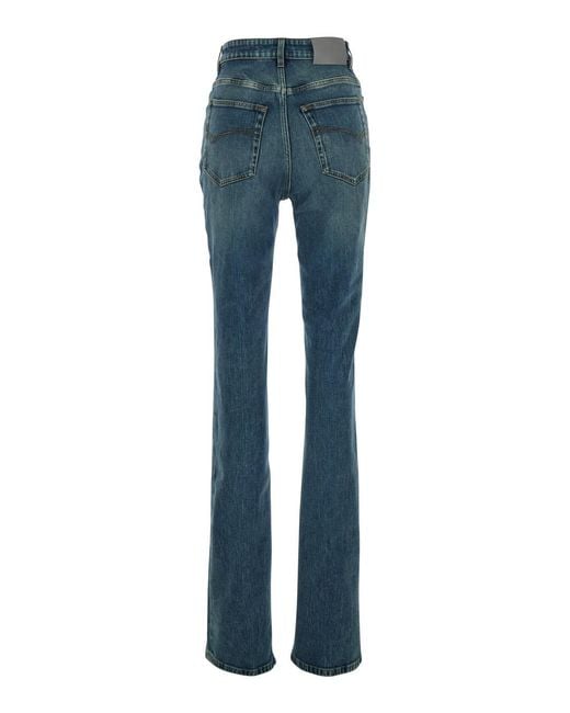 Balenciaga Blue Jeans High Waist Cotton