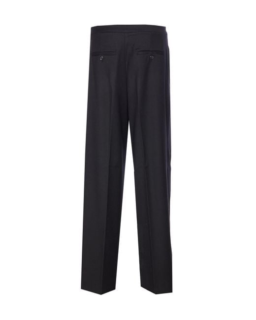 Pinko Blue Trousers Wool