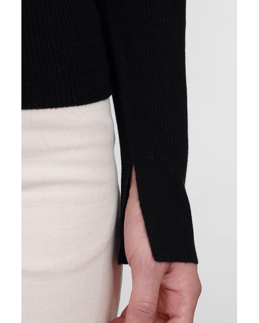A.P.C. Nicole Knitwear In Black Silk | Lyst