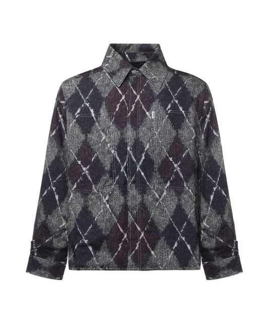 Bonsai Gray Shirts Viscose for men