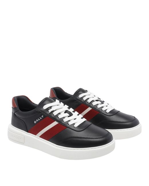 Bally Blue Sneakers Calf Leather/Rubber Sole for men