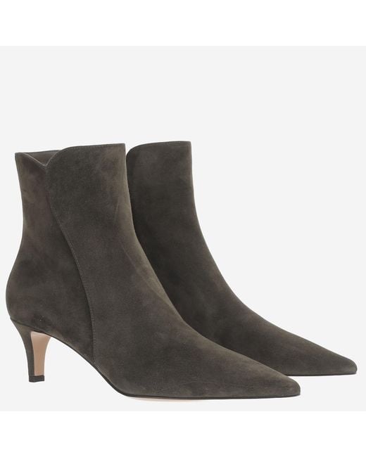 Gianvito Rossi Gray Pumps Levy Suede