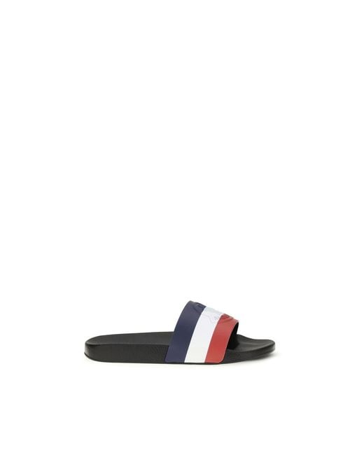 Moncler Multicolor Rubber Sandals for men