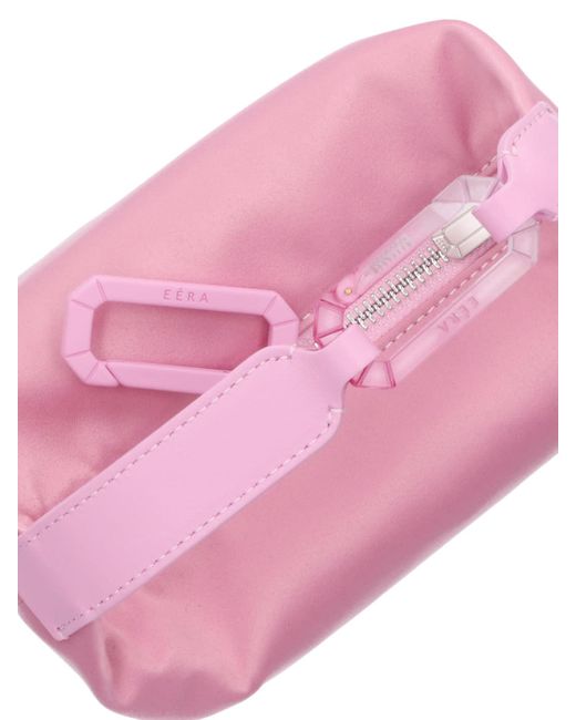 Eera Pink Nylon Moon Hand Bag