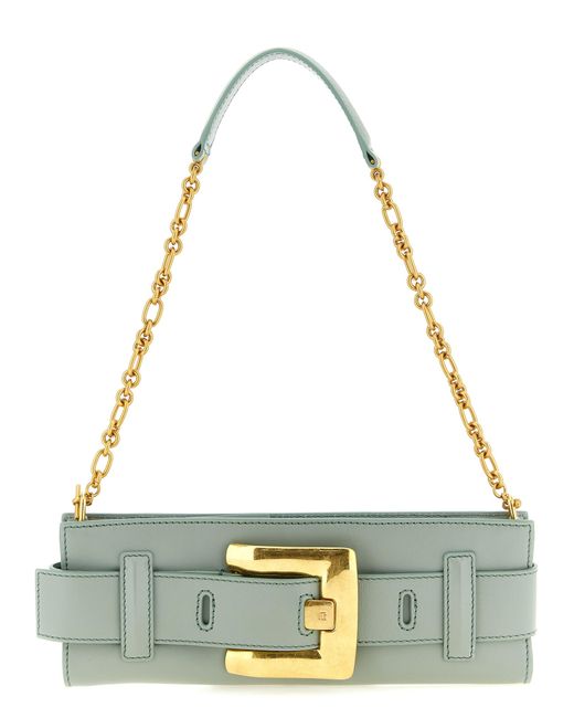 Balmain Green 'Anthem' Clutch