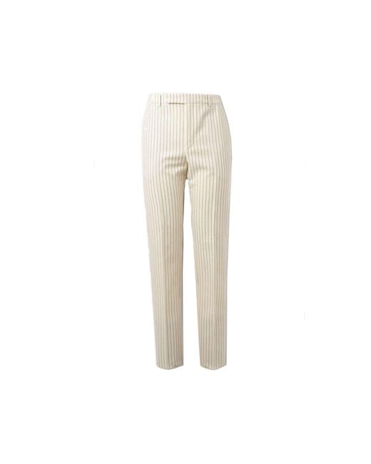 Céline Natural Wool Striped Pants for men