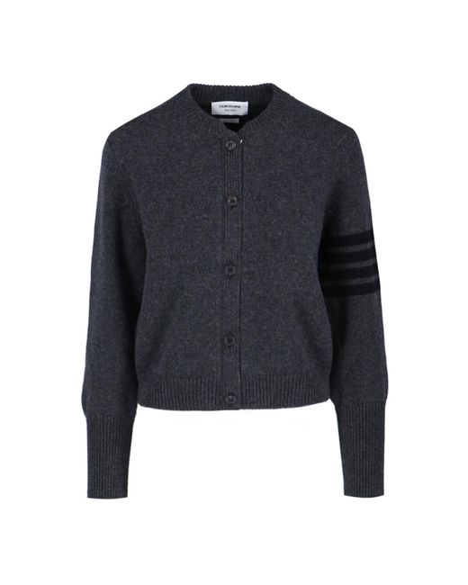 Thom Browne Blue 4-Bar Sweater