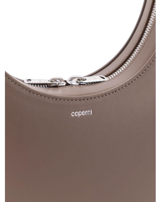 Coperni Brown Swipe Leather Shoulder Bag