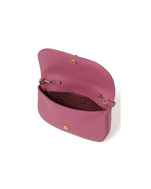 Coccinelle Pink Mini Crossbody Bag Cow Leather Crossbody-Bags