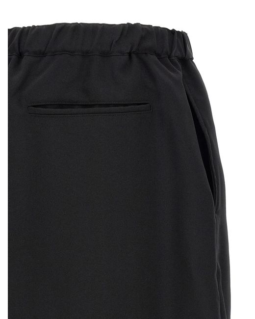 Comme des Garçons Black Barrel Leg Pants for men