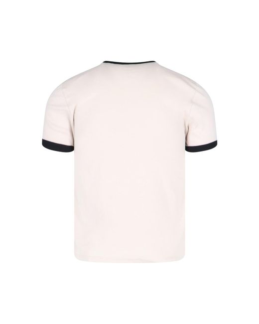 Courreges White 'contraste' T-shirt for men