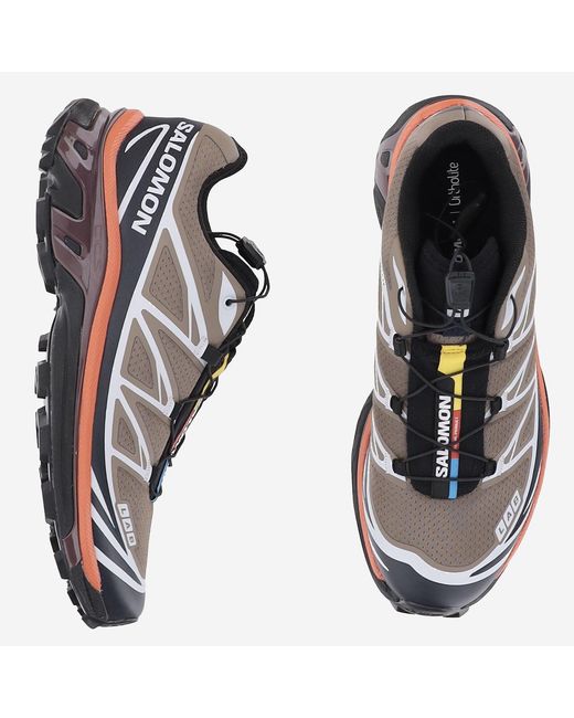 Salomon Gray Sneakers Xt-6 Trainers