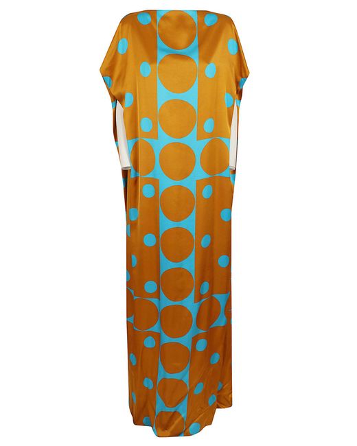 Dries Van Noten Orange 05220-Diria 3188 W.W.Dress Abito