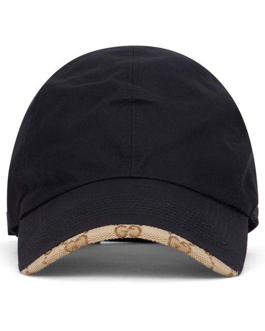 Gucci Blue Cotton Canvas Cap- Hat for men