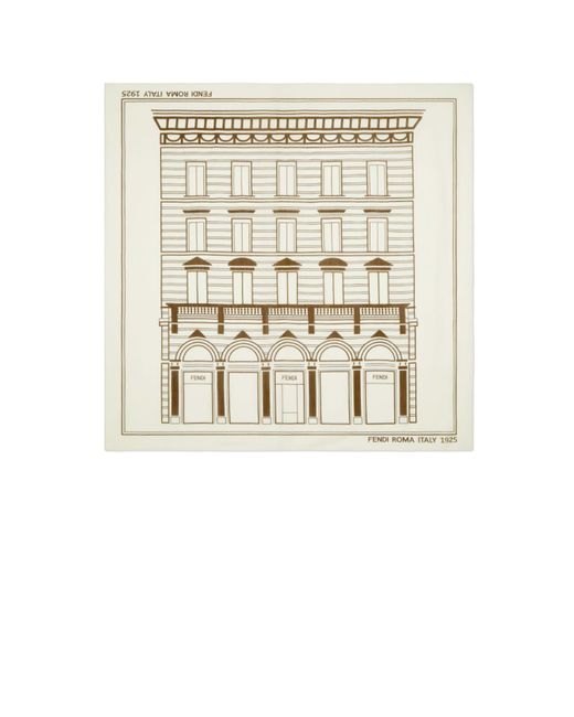 Fendi Natural Scarfs for men