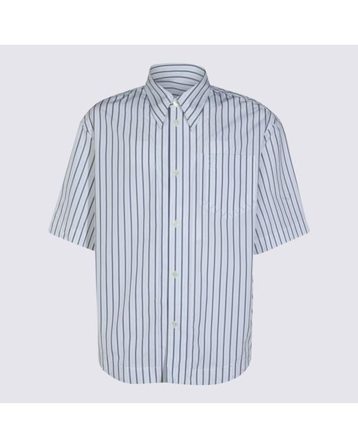 AMI Blue Shirts _100 Co for men