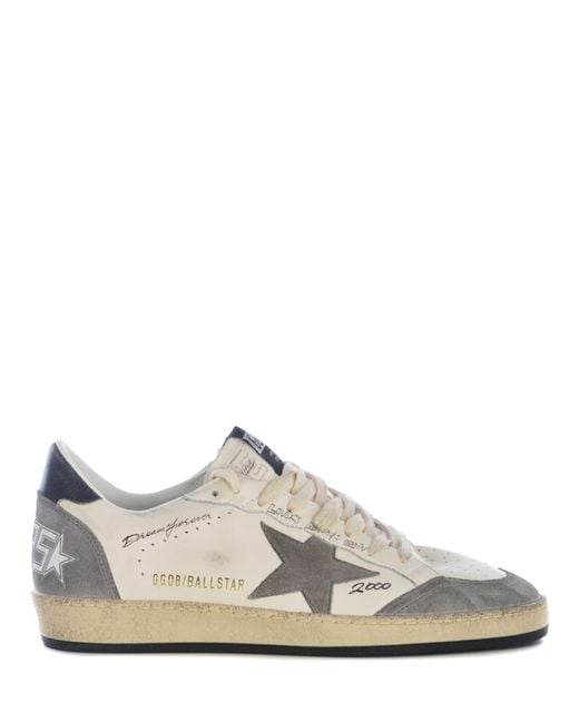Golden Goose Deluxe Brand White Sneakers Ball Star Made Of Leather for men