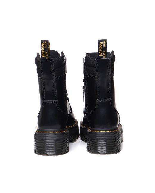 Dr. Martens Jadon Ii Platform Boots Leather Hardware in Black Lyst