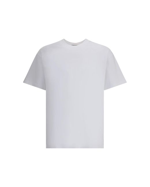 Givenchy White T-Shirt With Logoed Patch for men
