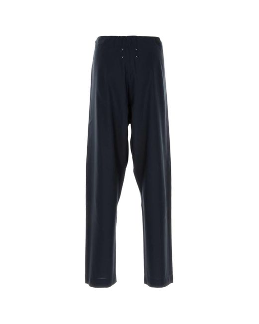 Maison Margiela Silk Pyjamas Pant in Blue for Men | Lyst UK