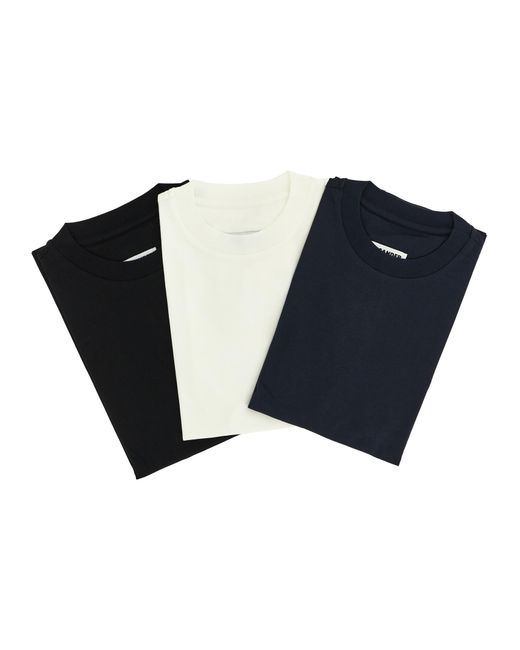 Jil Sander Blue Cotton T-Shirt