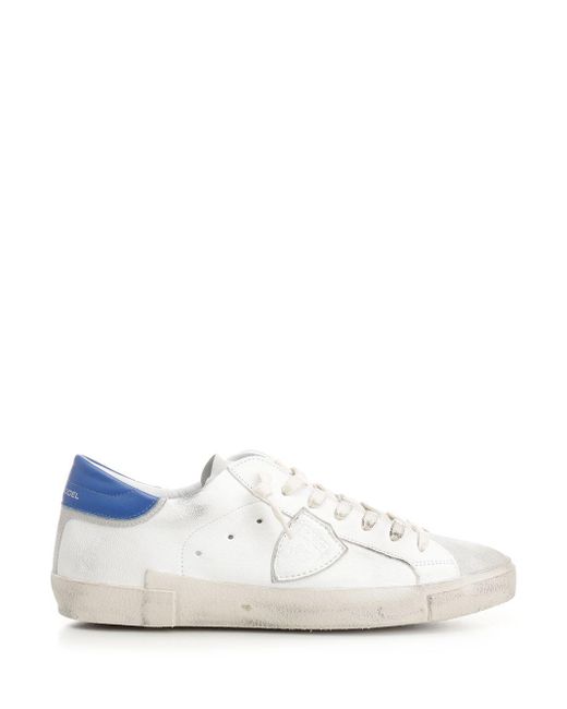 Philippe Model White Low-Top Prsx Sneaker for men