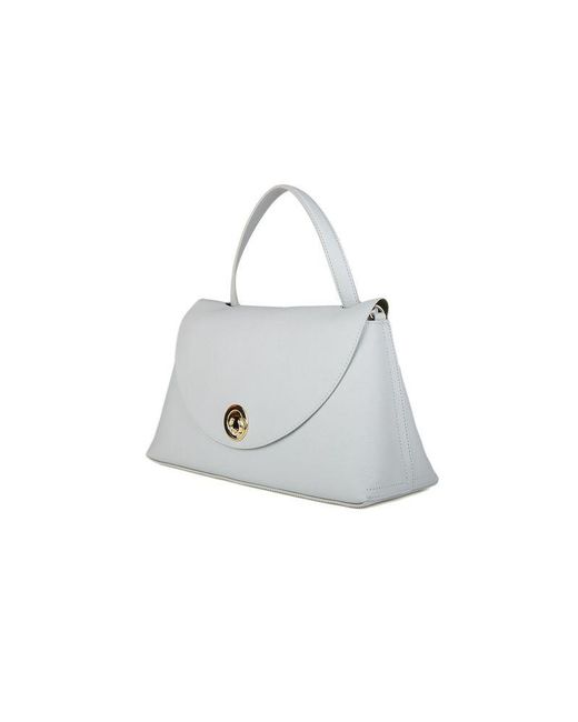 Coccinelle Green Top Handle Bag Snow- Cowhide Top-Handle-Bags