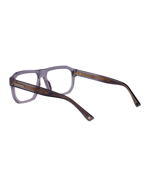 DSquared² Gray D2 0146 Kb7 Acetate Optical for men