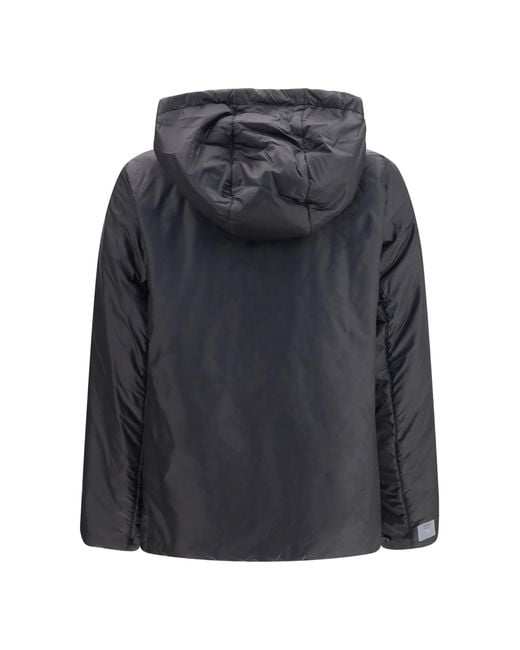 Max Mara Black Hooded Padded Jacket Outer: Polyester