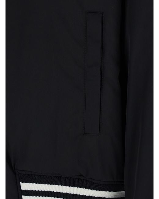 Gucci Black Reversible Jacket Tech Fabric Polyester Coat for men