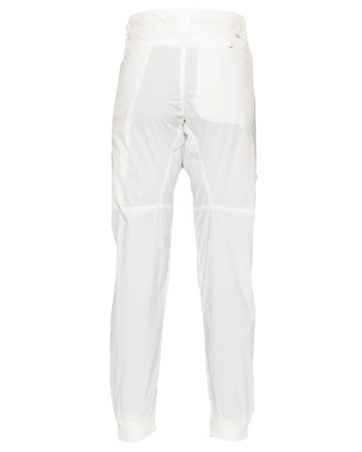 C P Company White Lens-detail Cargo Trousers for men