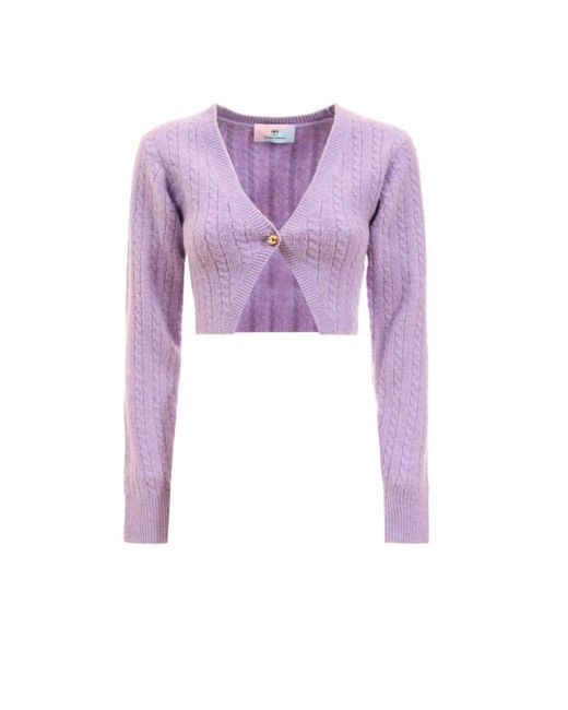 Chiara Ferragni Purple Sweater