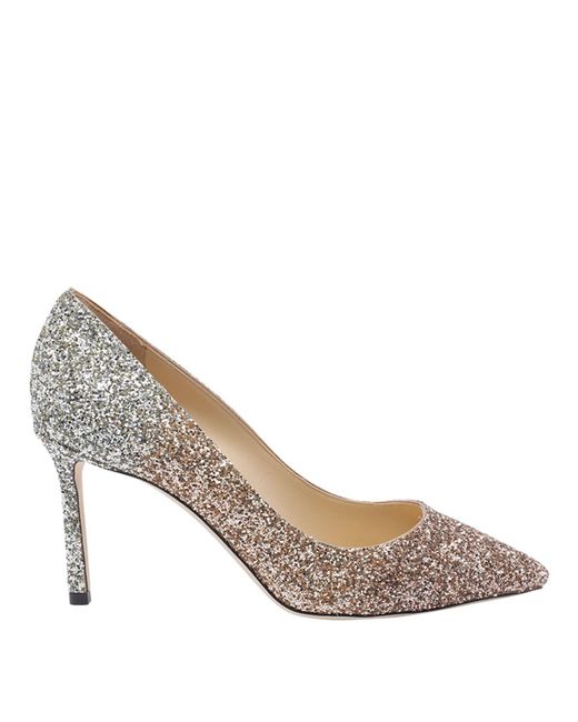Jimmy Choo Metallic With Heel