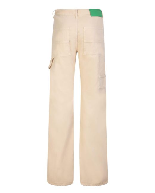 Off-White c/o Virgil Abloh White Denim Trousers for men