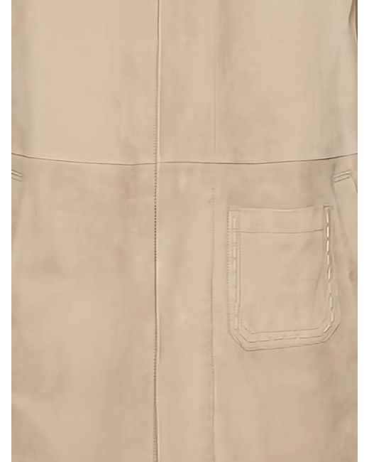 Ferragamo Natural Suede Coat for men