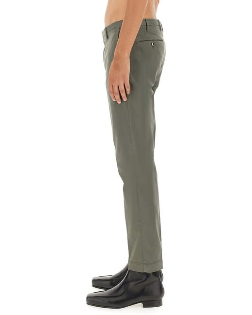 PT01 Green Slim Fit Pants for men