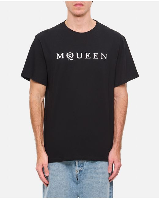 McQueen Black T-Shirt for men