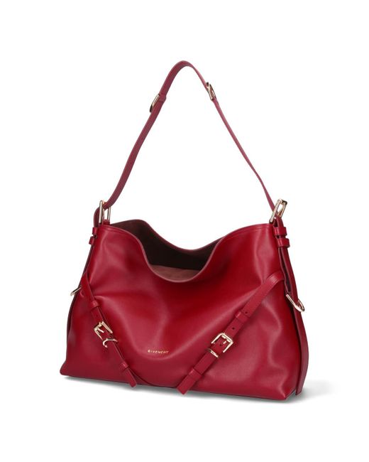 Givenchy Red "Voyou" Medium Crossbody Bag