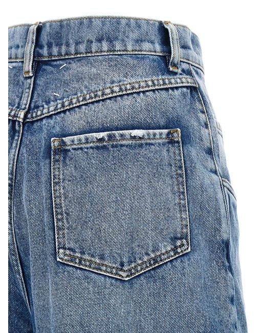 Maison Margiela Blue Cut-Out Jeans