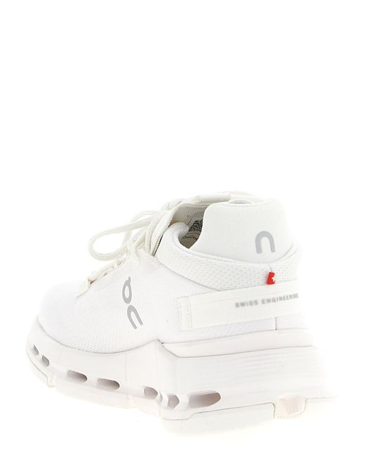 On Shoes White Cloudnova 2 Sneakers