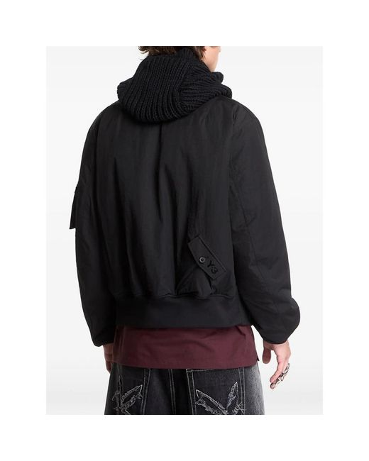 Adidas Black Jacket Y-3 Polyamide for men