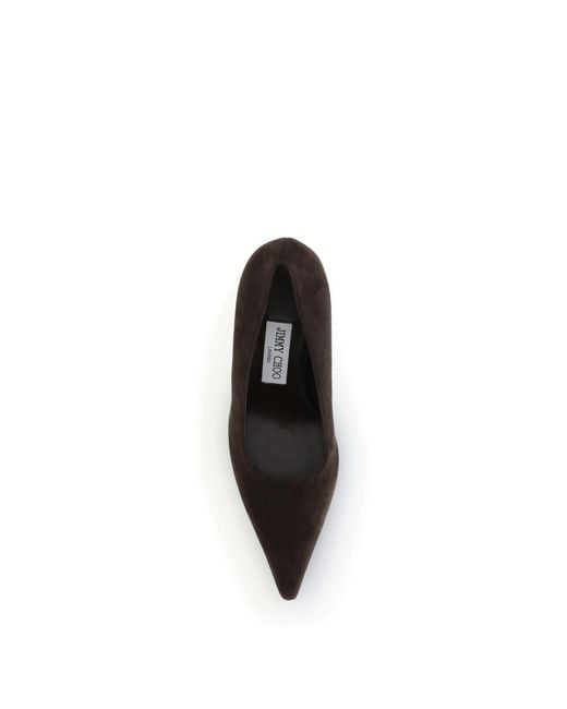 Jimmy Choo Black Ixia Pumps Leather Upper